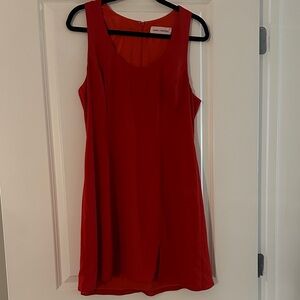 Fame and Partners Red Sleeveless Dress